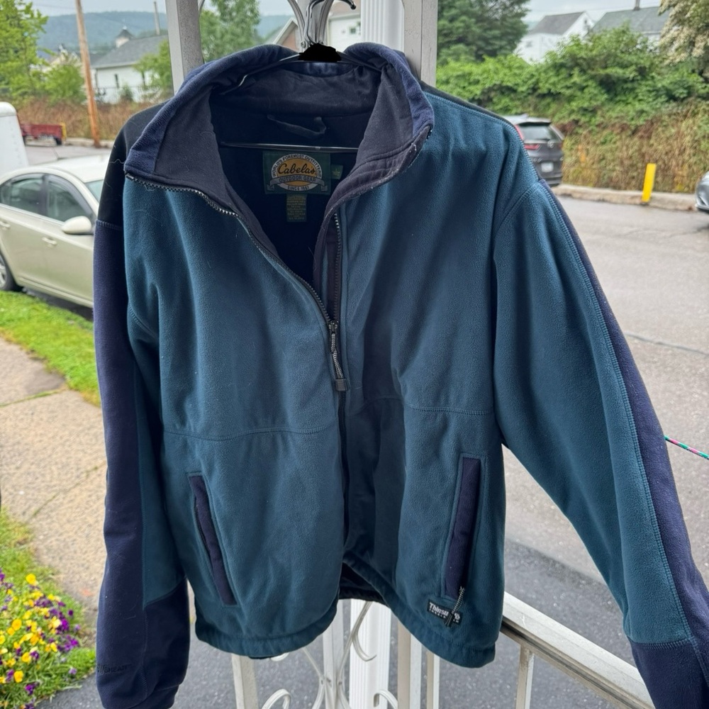 Cabela's Men's Navy and Teal Performance Jacket